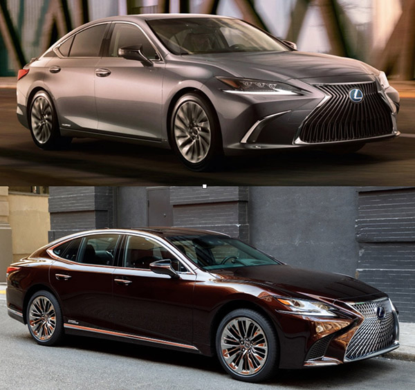 Lexus ES 350 và LS 500 